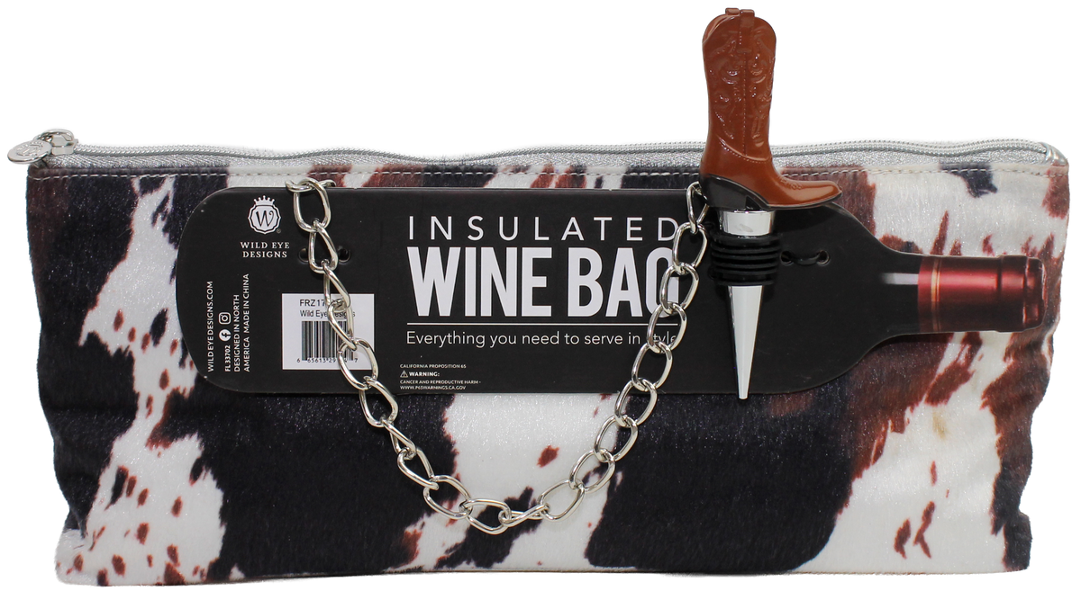 Classic Cowboy Insulated Wine Bag & Boot Stopper