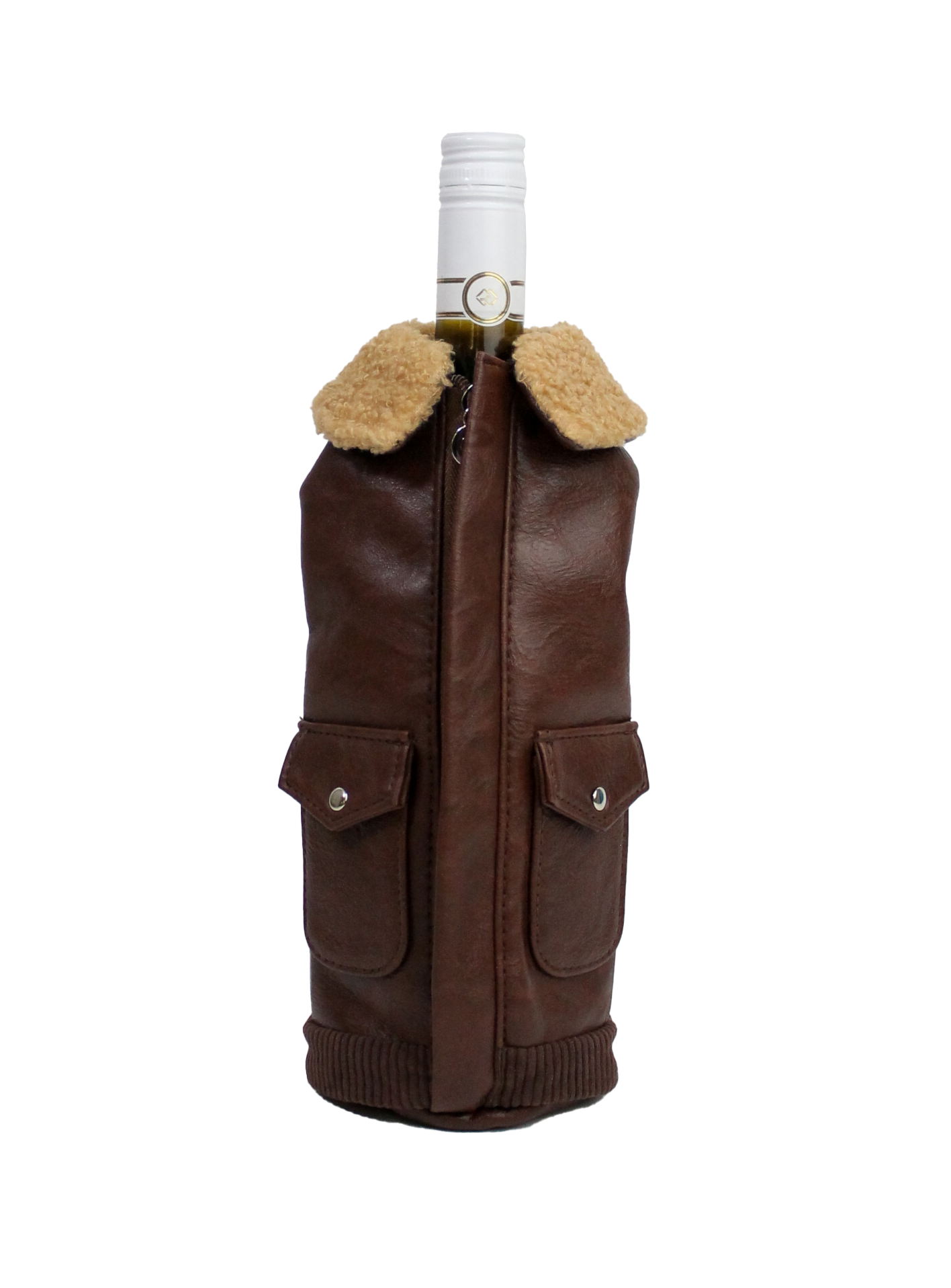 Brown Leather Jacket Wine Parka | Wild Eye Designs