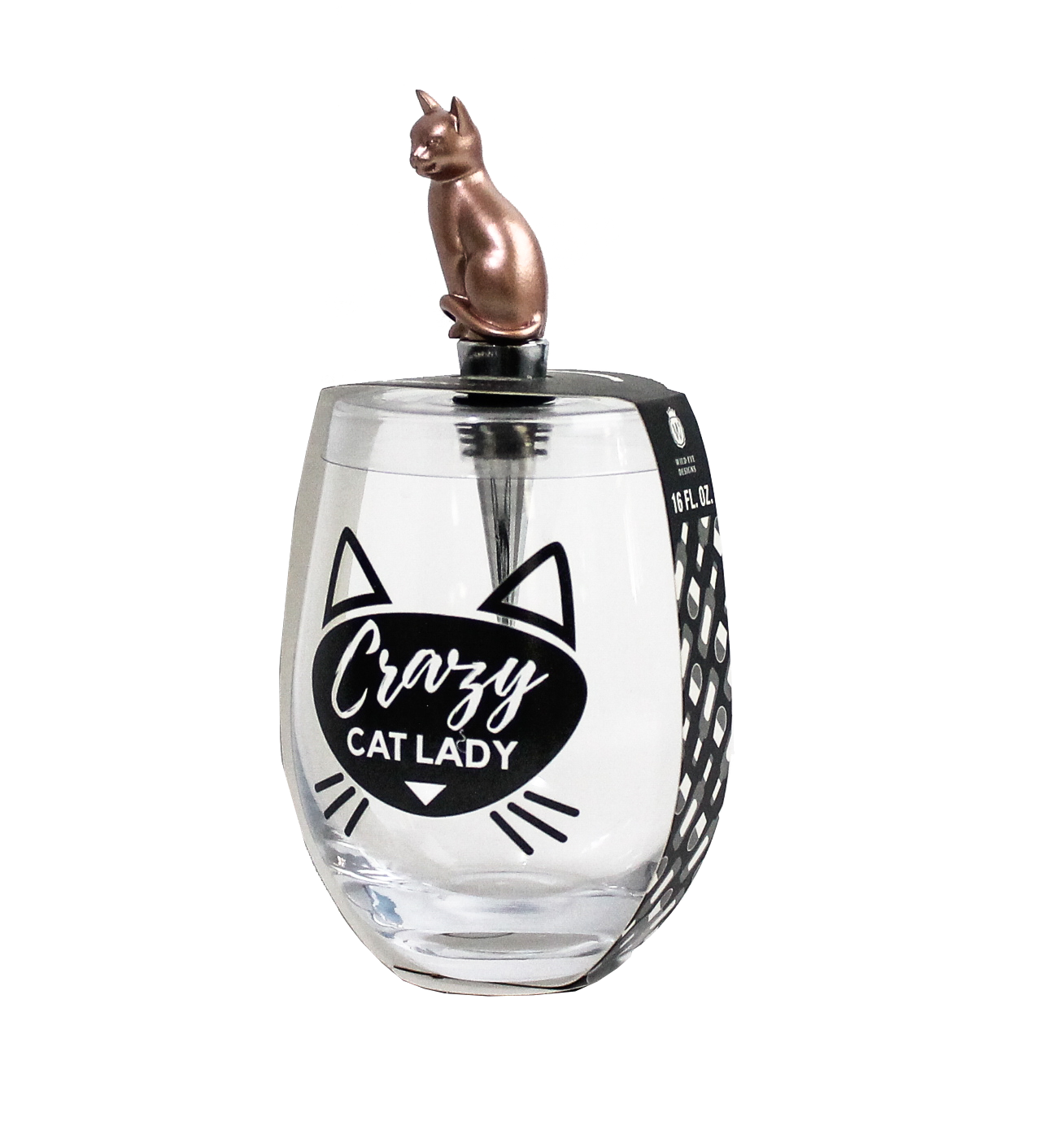 Claire's Travel-Friendly Cat Ears Marble Print Metal Water Bottle, 13.5 Fluid Oz - White