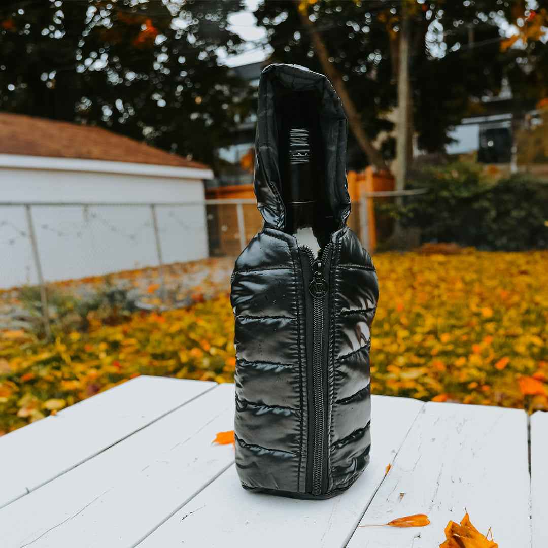 BLACK IRIDESCENT WINE BOTTLE CLOTHING