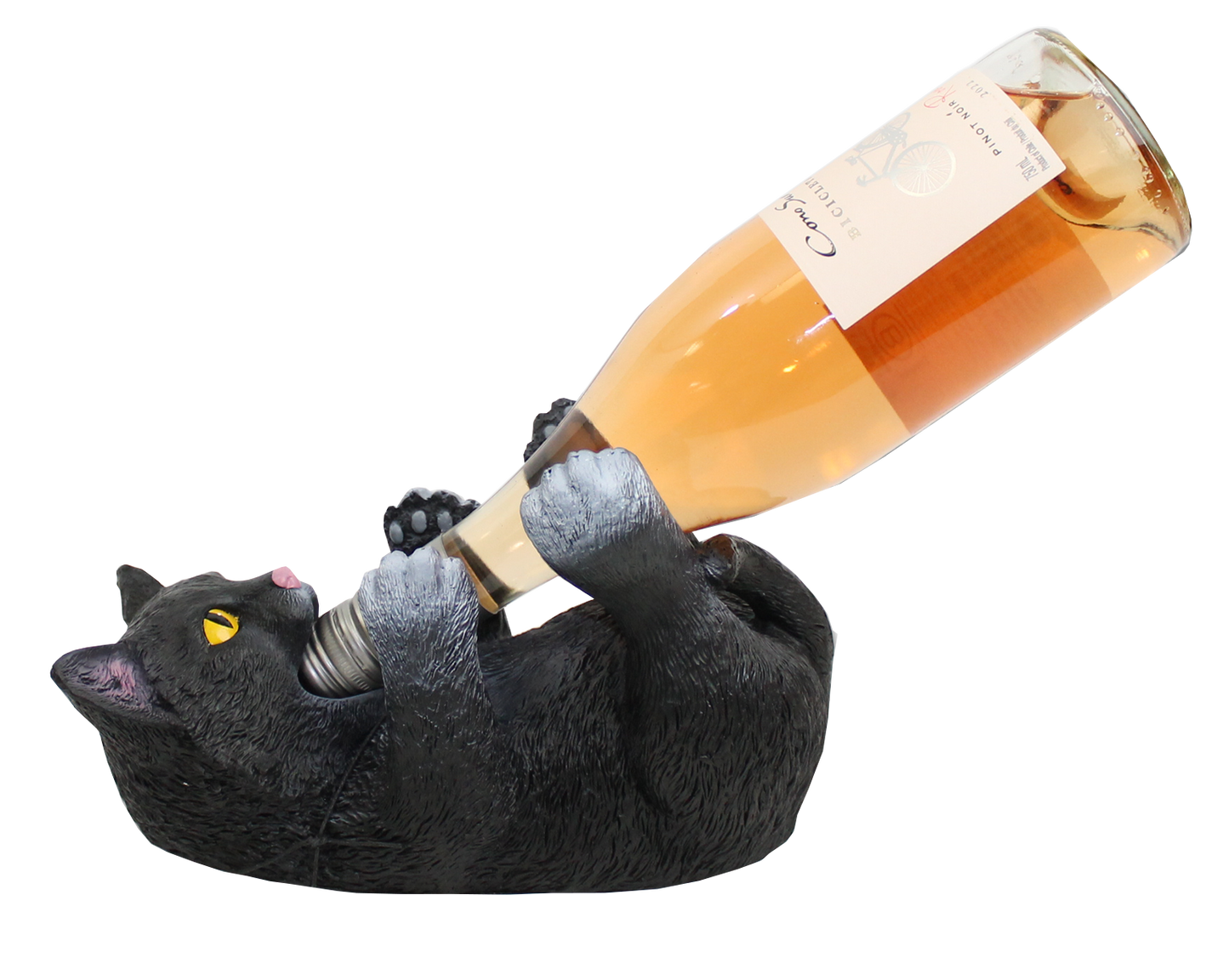 BLACK CAT WINE BOTTLE HOLDER