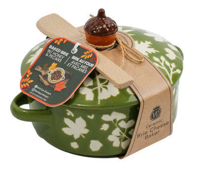 Figural Acorn Brie Baker