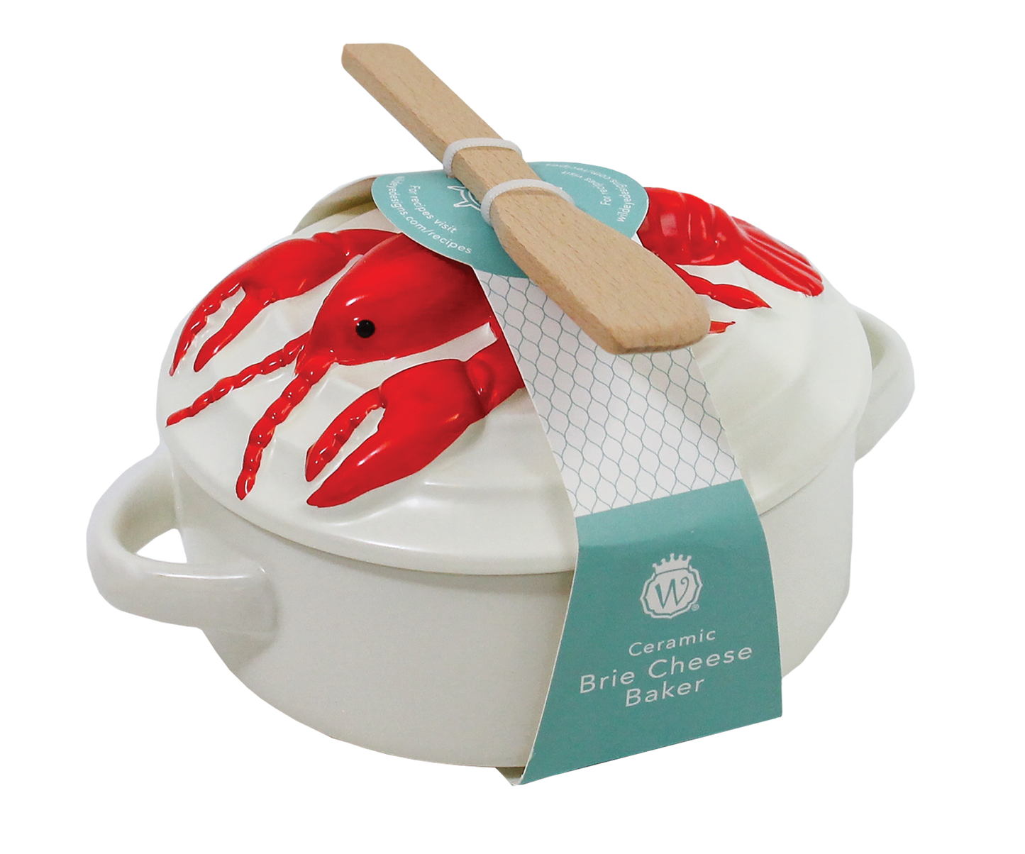 Figural Lobster Brie Baker