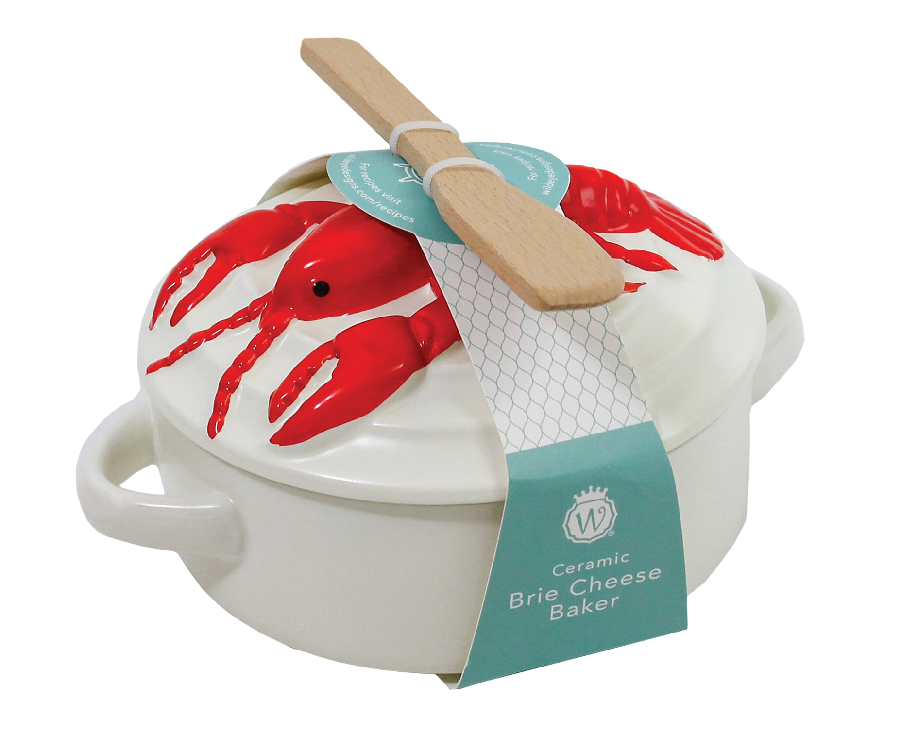 Figural Lobster Brie Baker