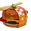 FIGURAL HAMBURGER BRIE BAKER