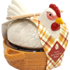 Figural Hen Brie Baker