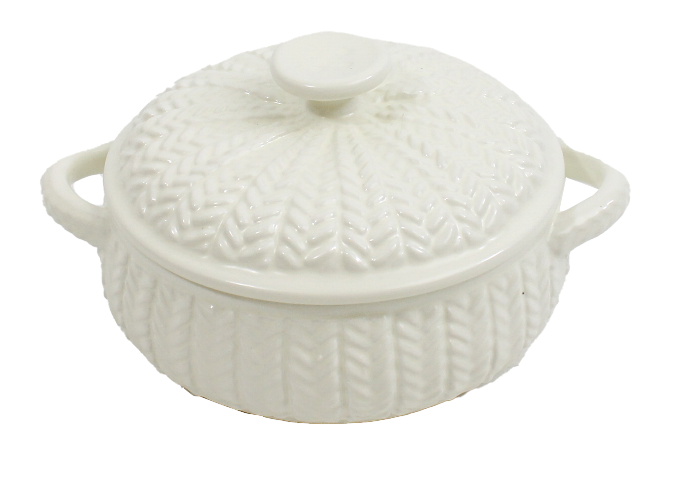 Figural Knit Brie Baker