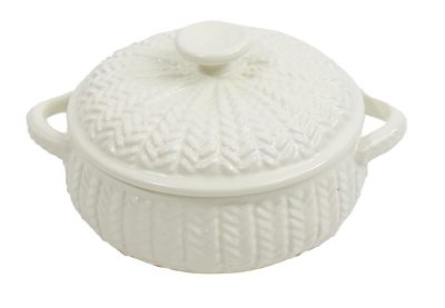 Figural Knit Brie Baker