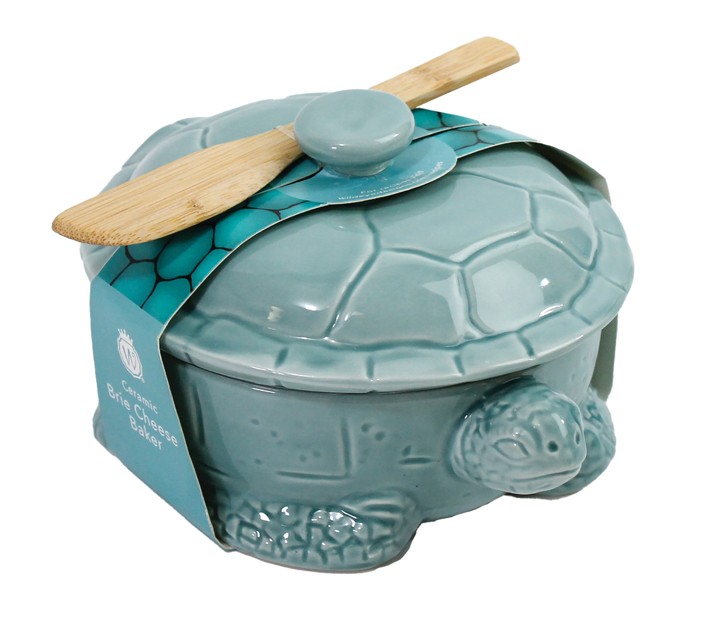 Figural Turtle Brie Baker