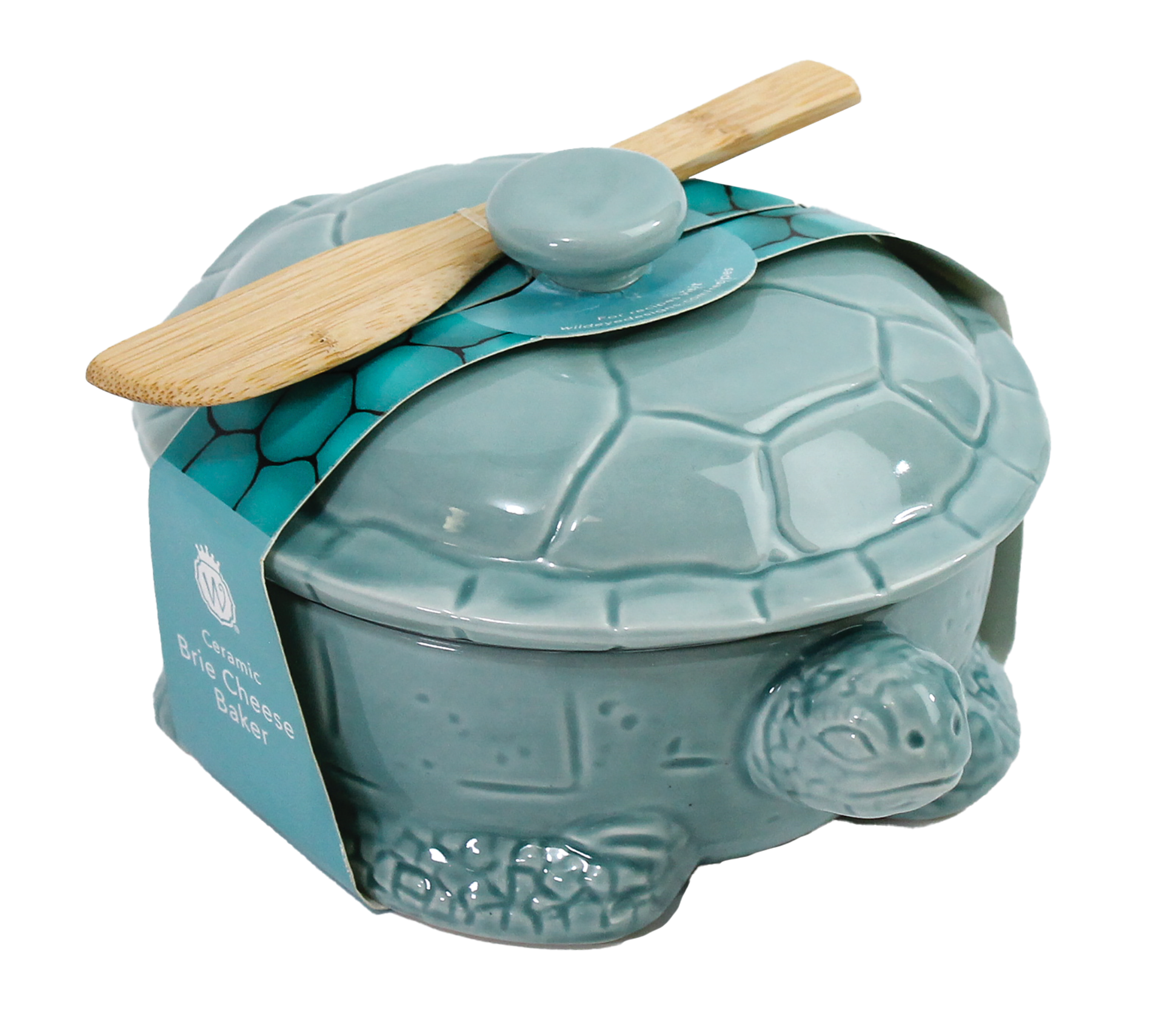Figural Turtle Brie Baker