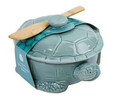 Figural Turtle Brie Baker