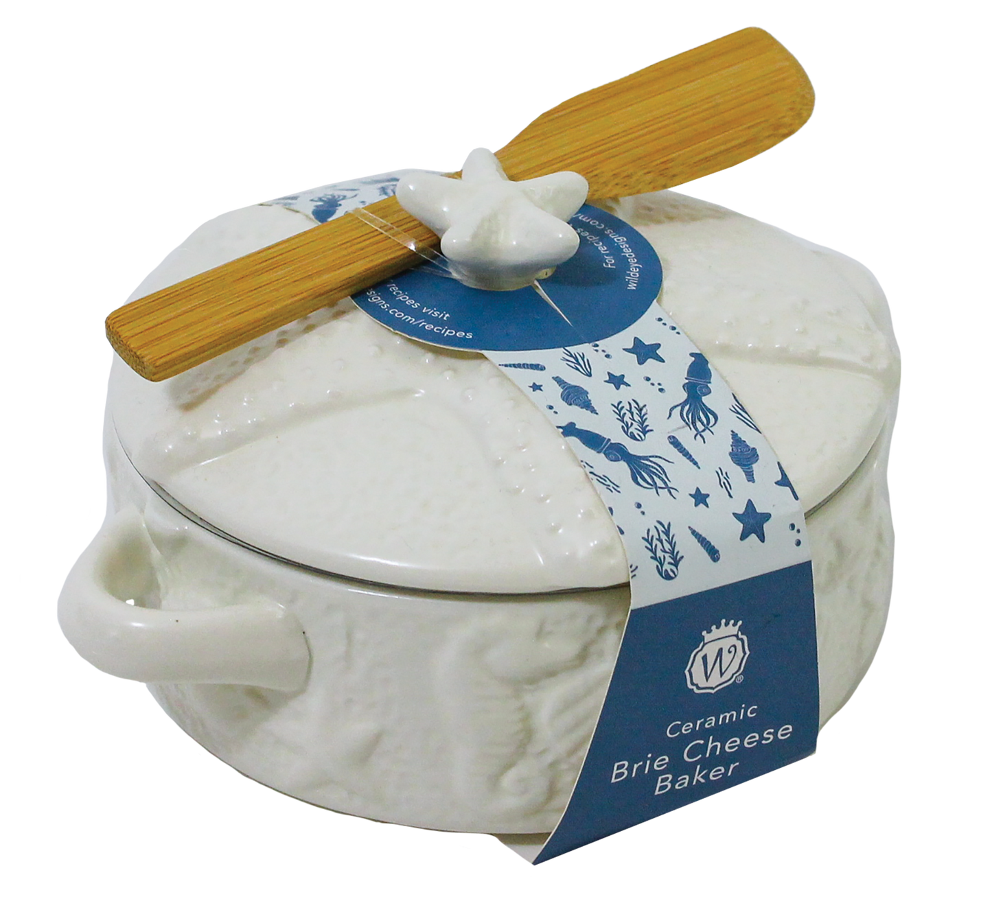 Figural Starfish Brie Baker