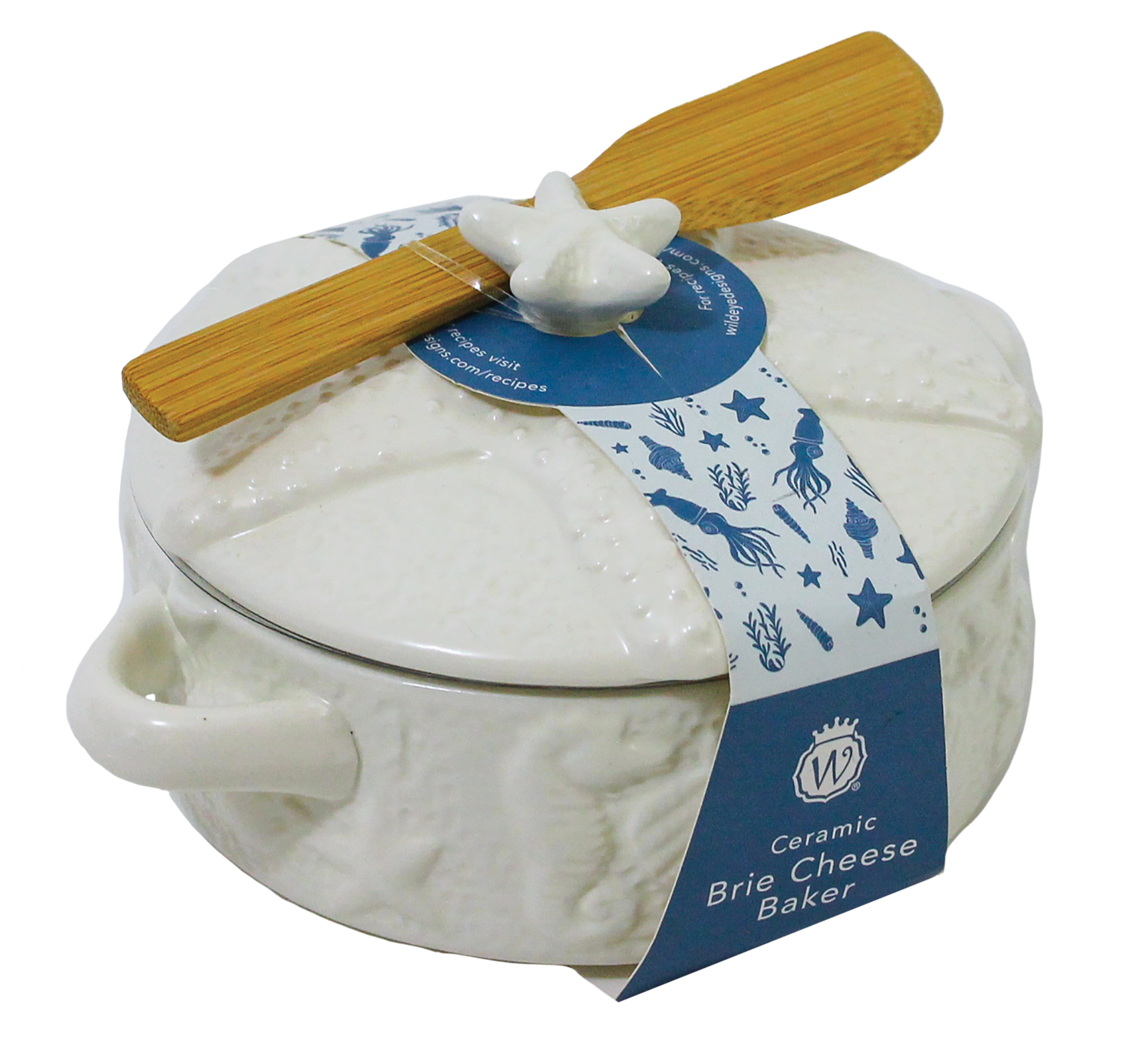 Figural Starfish Brie Baker