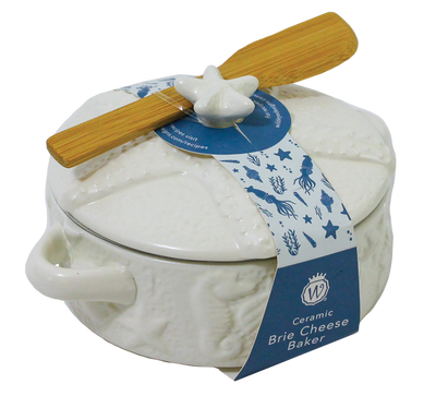 Figural Starfish Brie Baker