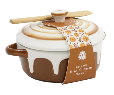 FIGURAL CINNAMON ROLL BRIE BAKER