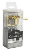 "CANON IN D MAJOR" MUSIC BOX BOTTLE STOPPER - Wild Eye Designs