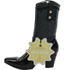 Black Leopard Cowboy Boot Bottle Holder