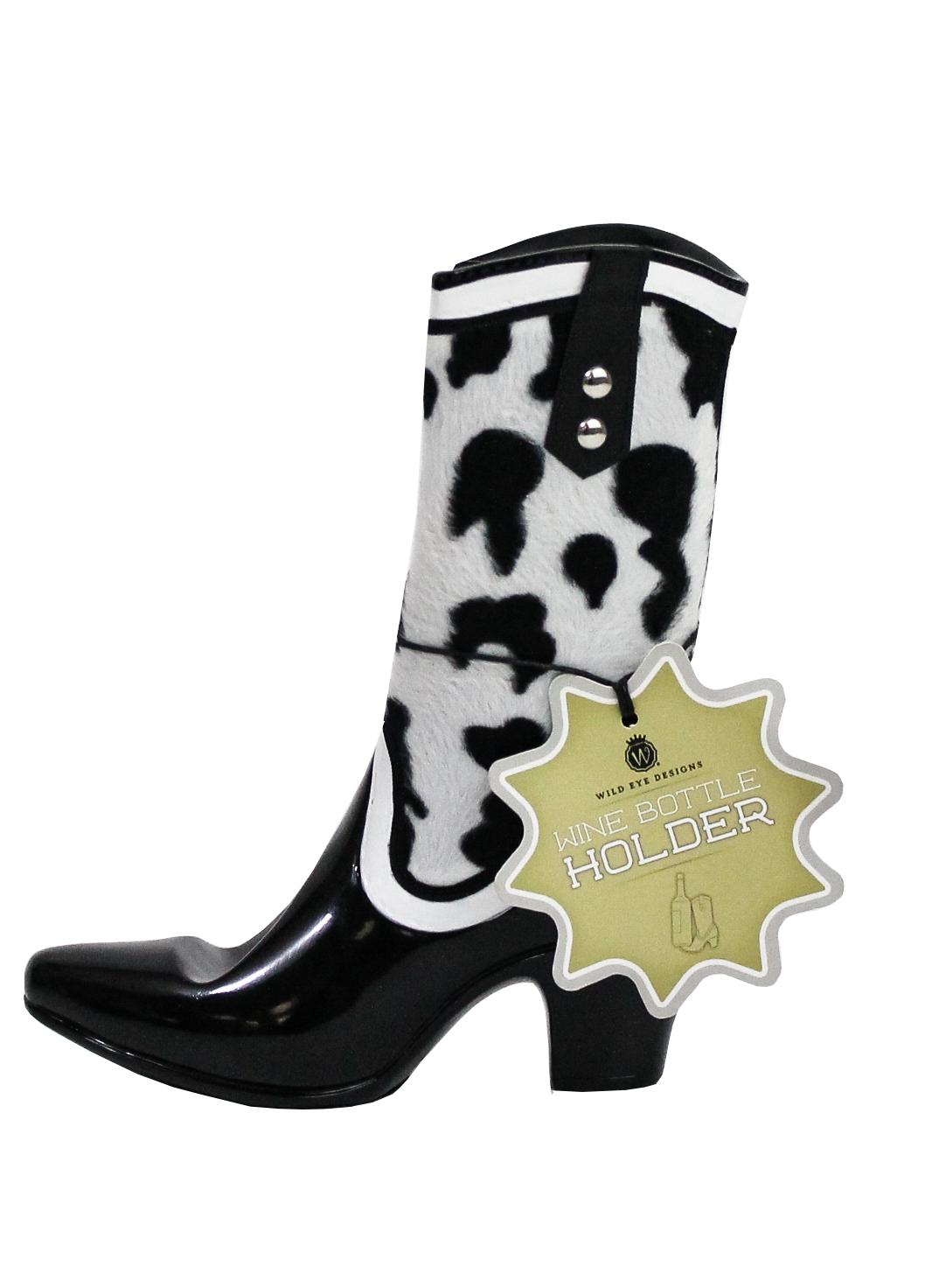 BOVINE COWHIDE COWBOY BOOT BOTTLE HOLDER - Wild Eye Designs