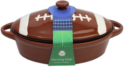 Football Ceramic Serving Dish