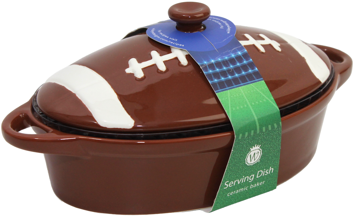 Football Ceramic Serving Dish