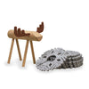 FELT COASTER SET WITH DEER HOLDER