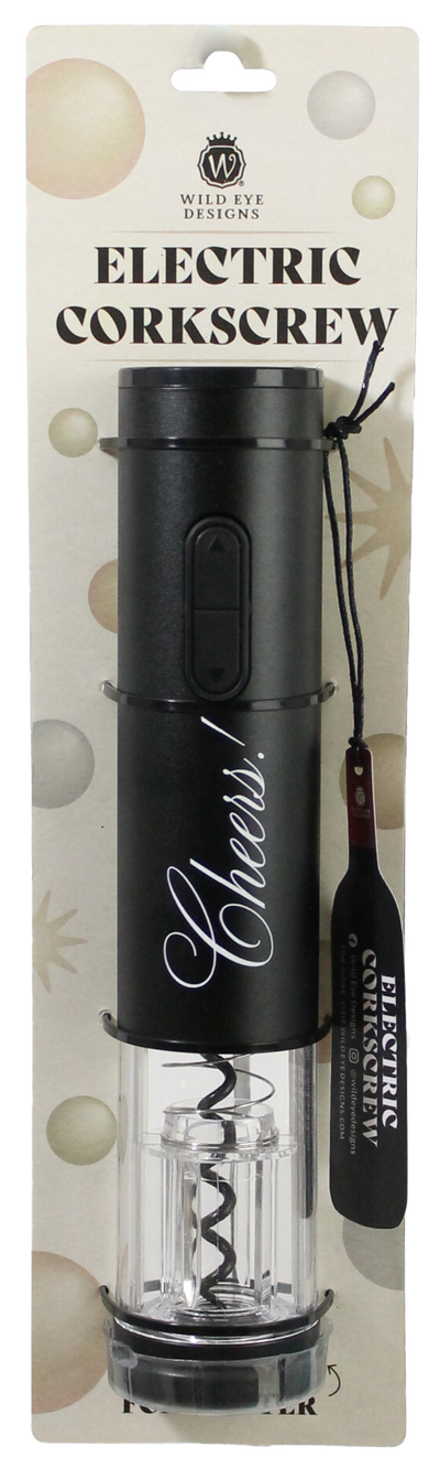 "CHEERS" ELECTRIC CORKSCREW - Wild Eye Designs