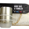 WHITE & GOLD LEOPARD INSULATED WINE BAG & TUMBLER SET - Wild Eye Designs