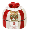 FIGURAL GIFT BOX CERAMIC GARLIC BAKER