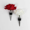 White & Red Flower Wine Stopper Set