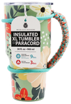 FLORAL PATTERN PARACORD TUMBLER