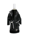 LEATHER BIKER JACKET WINE PARKA - Wild Eye Designs