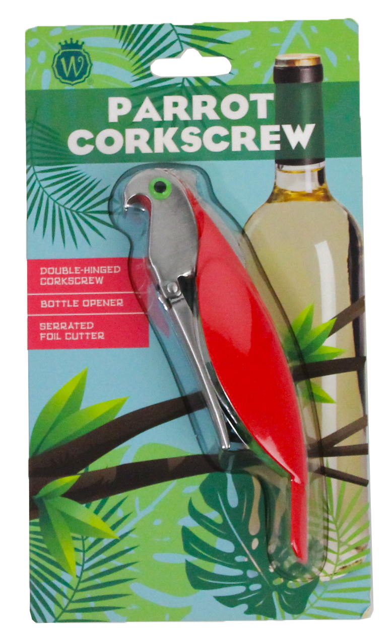Tropical Parrot Corkscrew | Wild Eye Designs