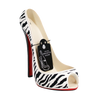 Zebra High Heel Bottle Holder