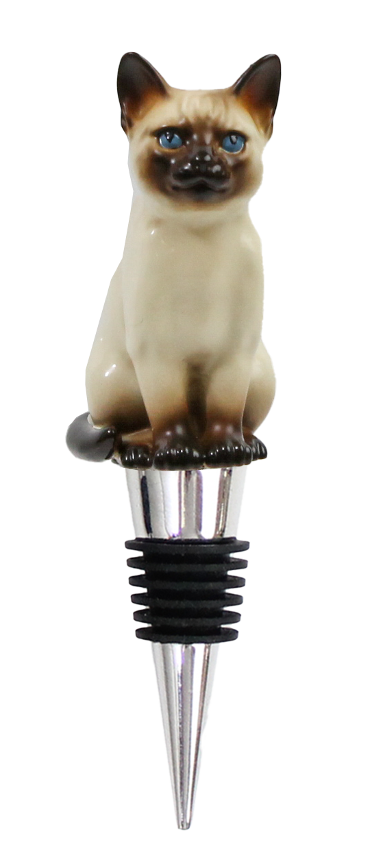 Siamese Cat Wine Stopper