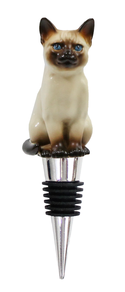 Siamese Cat Wine Stopper