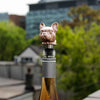 ROSE GOLD FRENCH BULLDOG WINE STOPPER