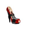RED GLITTER STOPPERELLA HIGH HEEL WINE STOPPER - Wild Eye Designs