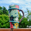 FLORAL PATTERN PARACORD TUMBLER