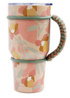 BEIGE FLOWER PARACORD TUMBLER