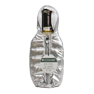 Silver Iridescent Wine Bottle Clothing