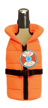 ORANGE LIFE JACKET WINE BOTTLE FASHION