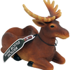 Moose Lying Down Wine Bottle Holder