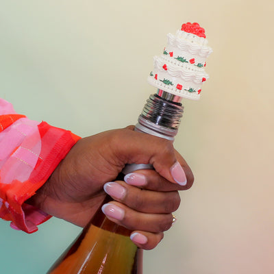 Vintage Berry Cake Wine Stopper