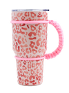 PINK LEOPARD PARACORD TUMBLER