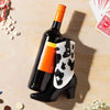 BOVINE COWHIDE COWBOY BOOT BOTTLE HOLDER