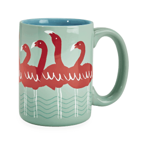 Flamingo Coffee Tea Mug by Kitsch'n Glam