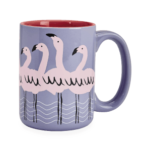 Flamingo Coffee Tea Mug by Kitsch'n Glam