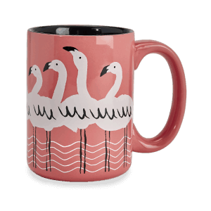 Flamingo Coffee Tea Mug by Kitsch'n Glam