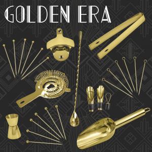 Golden Era Gold Plated Essential Bar Tools by Wild Eye Designs