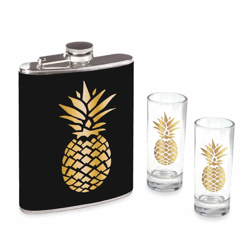 Flask & Shot Glass Set Wild Eye Designs